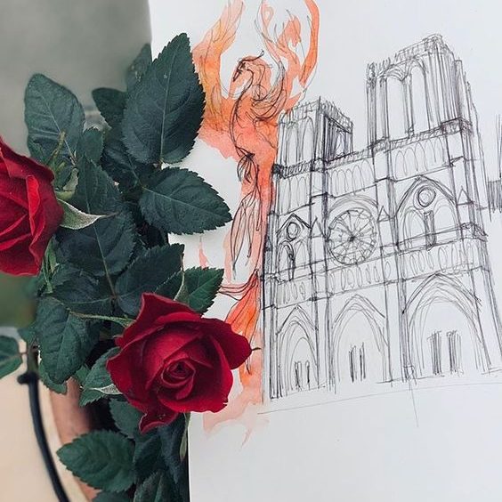 Notre Dame de Paris, mon coeur brûle. Sortir des cendres. -Marianna Pacelli