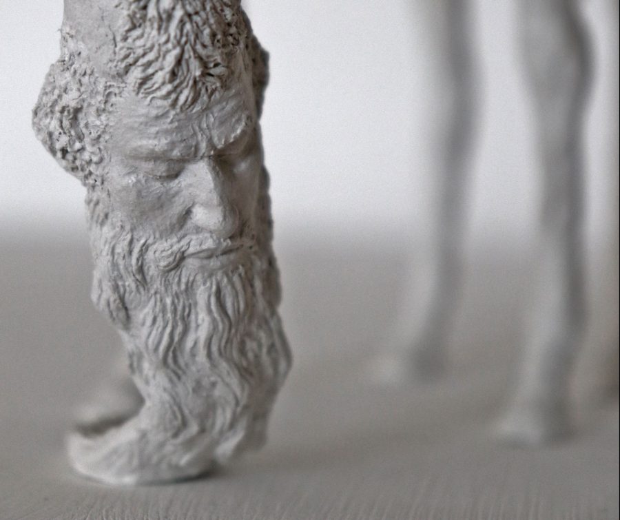 Hossein QB, "Lamassu XXI", TECNICA, DIMENSIONI, ANNO