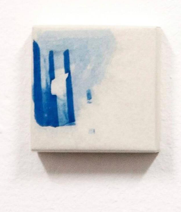 Daily memories-frammento 6, cyanotype on paper, 10x10 cm, 2017 -Virginia Dal Magro