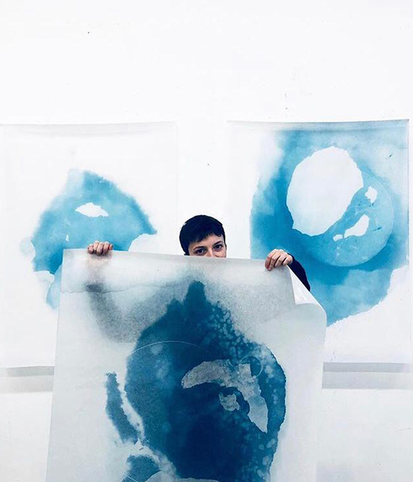 Allestimento di “Arcipelago”, Accademia di Brera, 20.03.2019 -Virginia Dal Magro