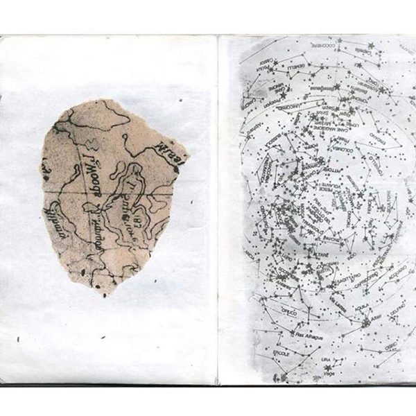 Stanza dei ricordi, 10x15 cm, emulsione fotografica e collage su carta, 2016 -Virginia Dal Magro