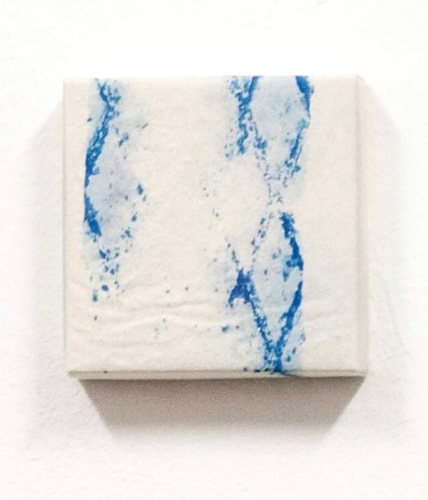 Daily memories-frammento 2, cyanotype on paper, 10x10 cm, 2017 -Virginia Dal Magro