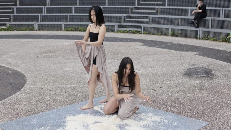 Performance di Gabriela Du Bois con Sue Kim