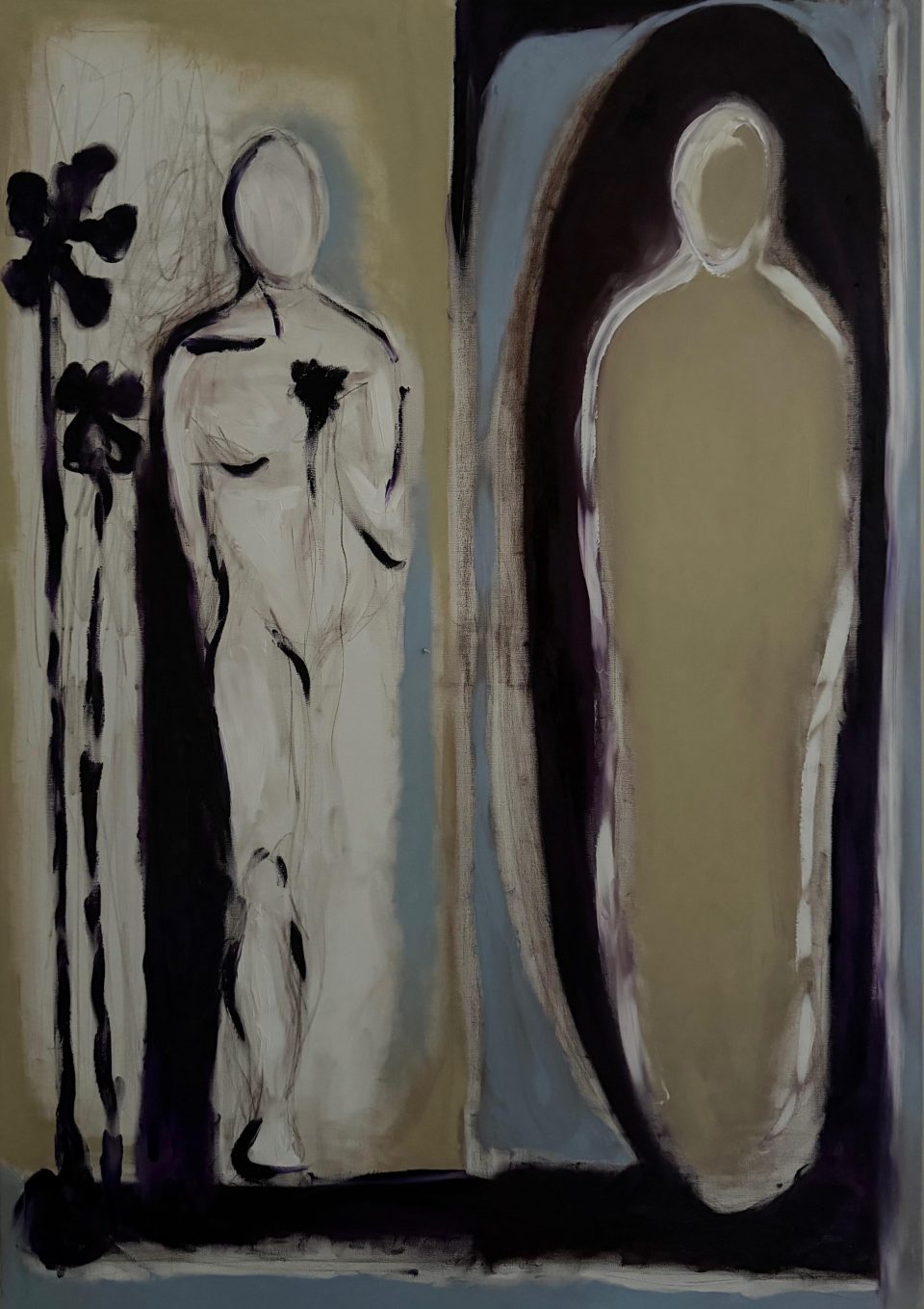 Fiamma Diletta Cremonese, "From chaos to peace", olio su tela, 100x70 cm, 2026. 
