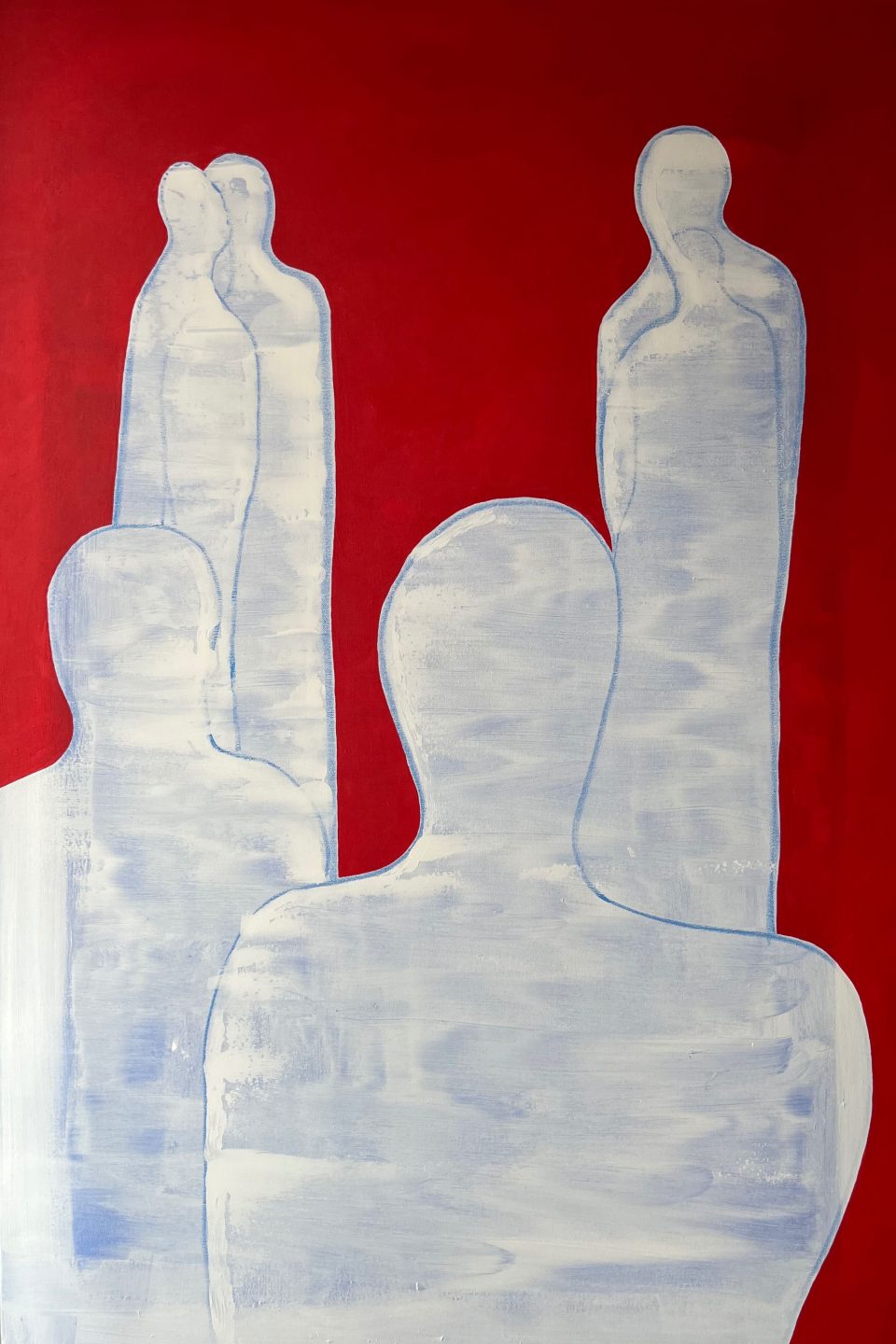 Fiamma Diletta Cremonese, "Radici", olio su tela, 120x80 cm, 2025.
